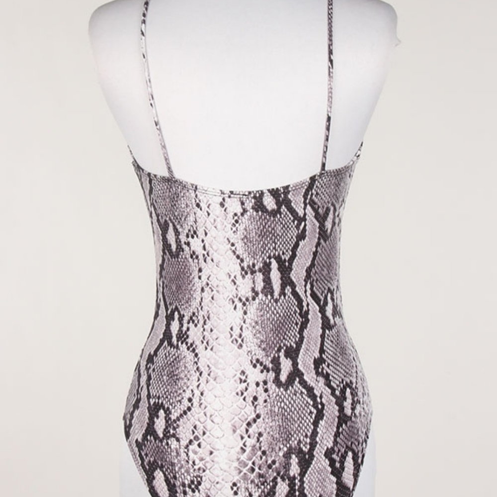 Snake Print Bodysuit - Picture 4 of 5
